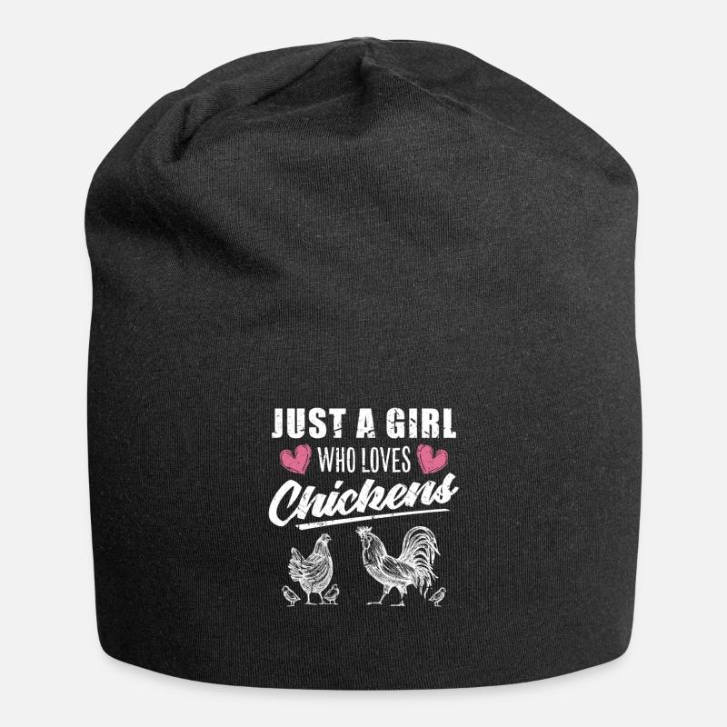 chicken - Jersey Beanie - black