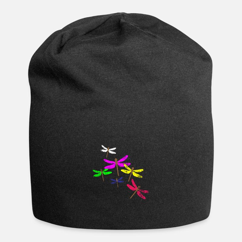 Libelle - Jersey-Beanie - Schwarz