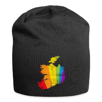 Irland - Jersey-Beanie - Schwarz - Vorne