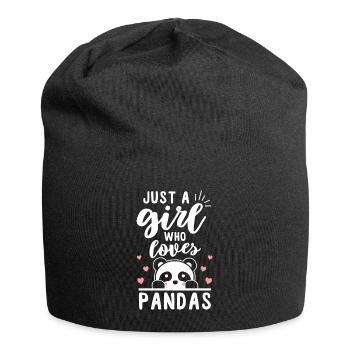panda - Jersey Beanie - black - Front