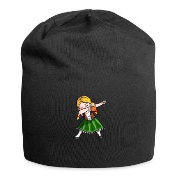 Dabbing Funny - Jersey Beanie - black - Front