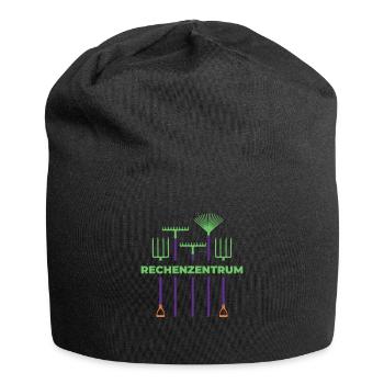Rechenzentrum Gärtner Computer Nerd Garten Coding - Jersey-Beanie - Schwarz - Vorne