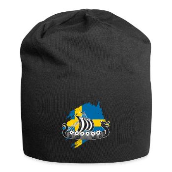 Schweden Wikinger - Jersey-Beanie - Schwarz - Vorne