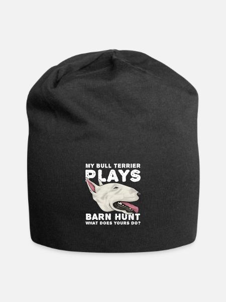 Bull Terrier - Jersey Beanie - black