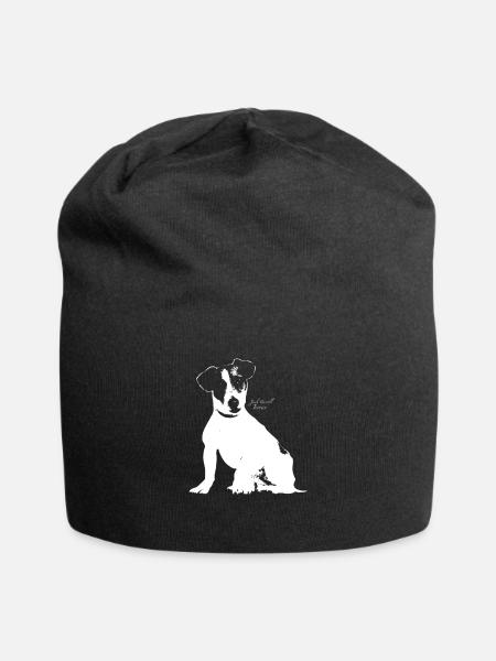 Jack Russell Terrier - Jersey Beanie - black