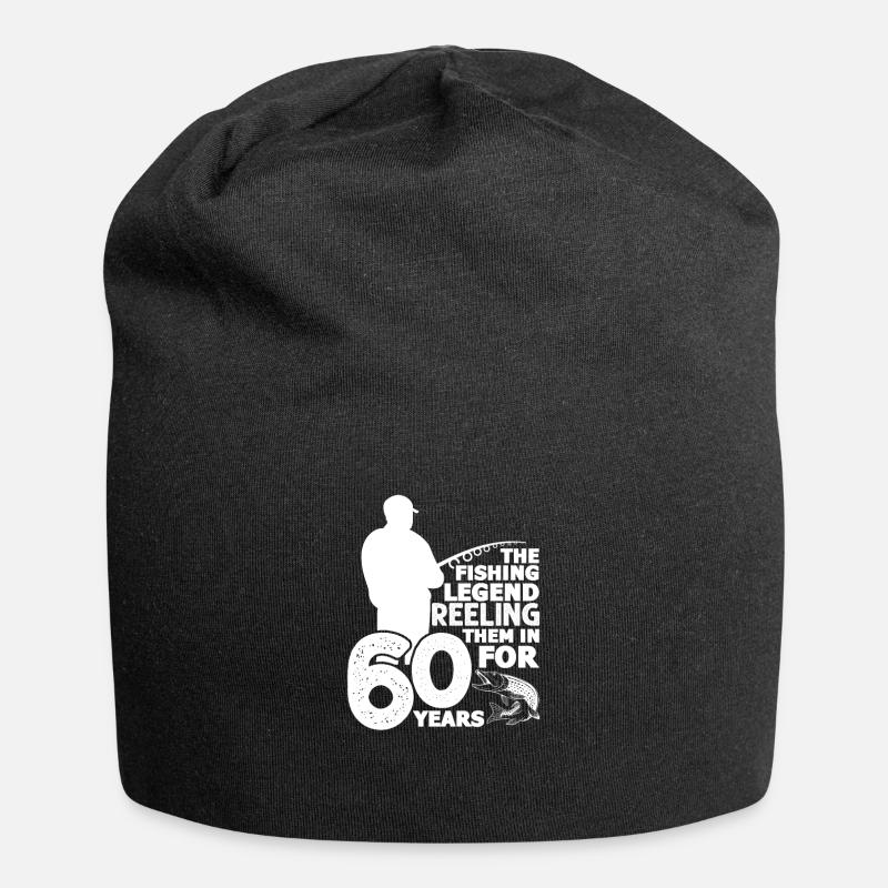 Anglers 60 years - Jersey Beanie - black