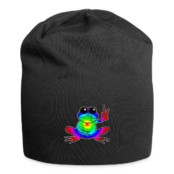 grenouille - Bonnet en jersey - noir - Devant