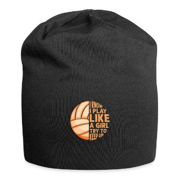 Volley Beach Volleyball Beach Volleyball Gift - Jersey Beanie - black - Front
