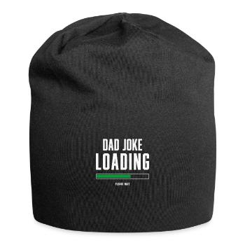 Papa Joke Loading, cadeau de fête des pères pour lui - Bonnet en jersey - noir - Devant