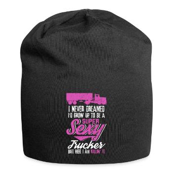 Sexy Funny Truck Driver Gift graphic 4 Truck - Jersey Beanie - black - Front