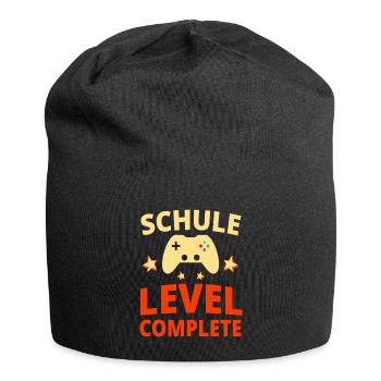Schule Schulabschluss Abschluss Geschenk - Jersey-Beanie - Schwarz - Vorne