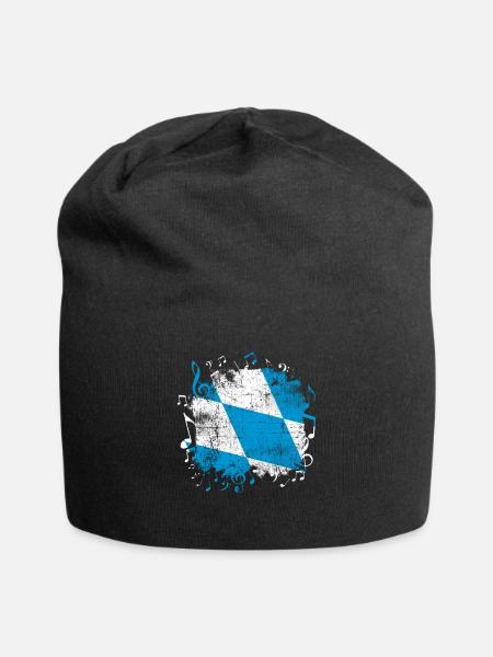 Musik Bayern - Jersey-Beanie - Schwarz