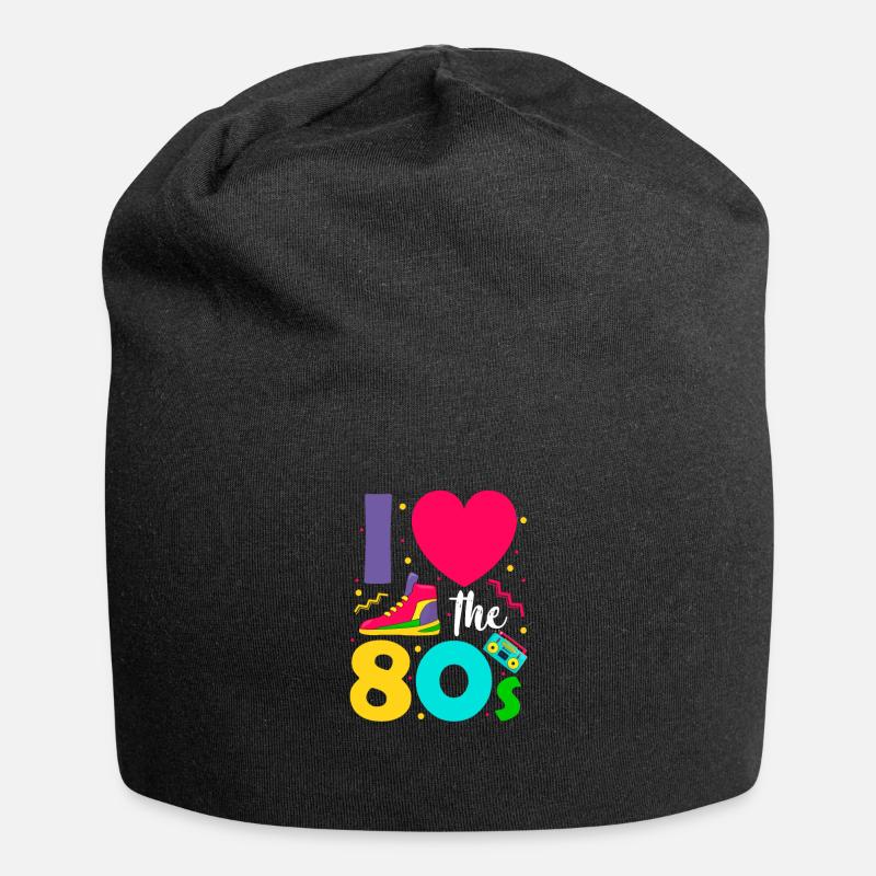 80 - Jersey Beanie - black