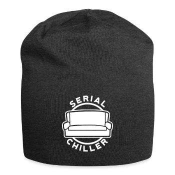 Chill Tee, Serial Chiller product, Lazy Tee, - Jersey Beanie - charcoal grey - Front