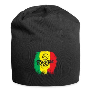Reggae Grunge Reggaeton Reggaestyle Musique - Bonnet en jersey - noir - Devant