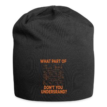 Physik Wissenschaft Naturwissenschaft Geschenk - Jersey-Beanie - Schwarz - Vorne