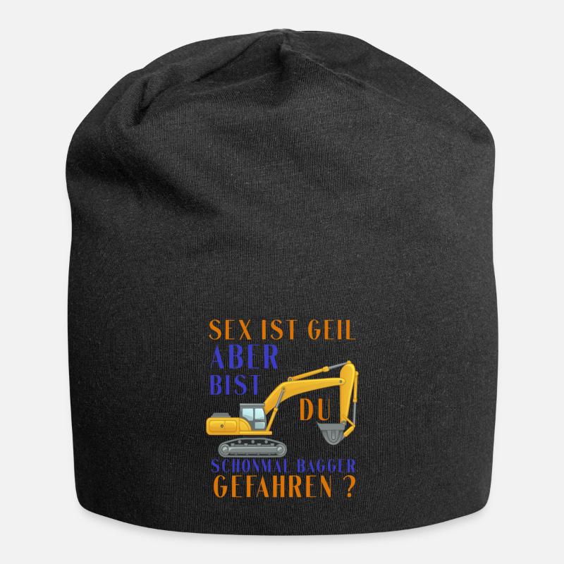 Bagger Shirt • Bagger fahren • Bagger Geschenke - Jersey-Beanie - Schwarz