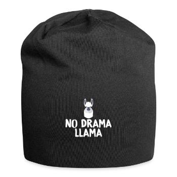 No Drama Llama Positive Vibes - Jersey Beanie - black - Front