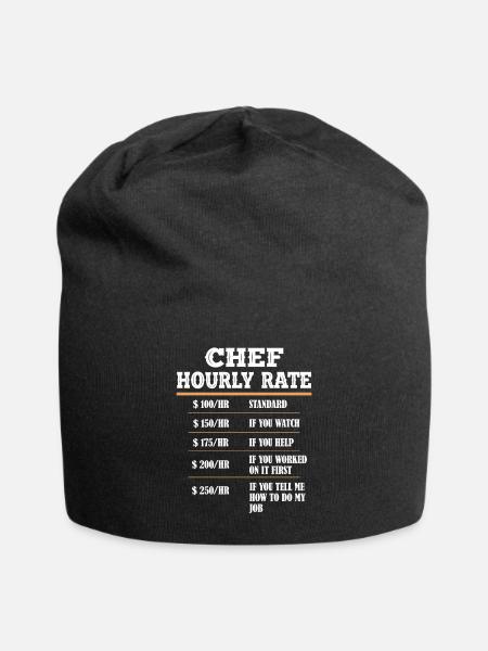 Cuisinier cuisinier cuisinier cuisinier cuisinier - Bonnet en jersey - noir