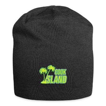 Cook Island island travel gift - Jersey Beanie - charcoal grey - Front