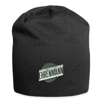 Ehrenmann - Jersey-Beanie - Schwarz - Vorne
