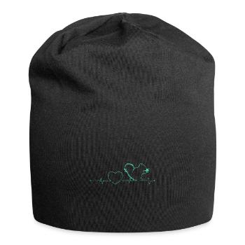 Battement de coeur d'écureuil - Bonnet en jersey - noir - Devant