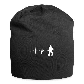 Tuyau de pompier - Bonnet en jersey - noir - Devant