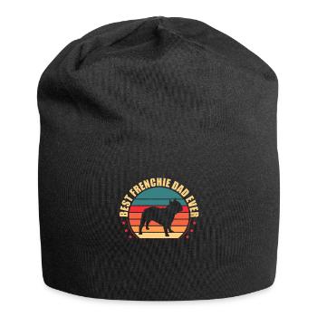French bulldog - Jersey Beanie - black - Front