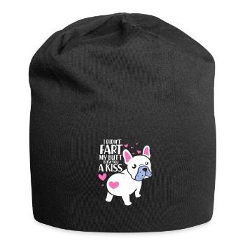 French bulldog - Jersey Beanie - black - Front