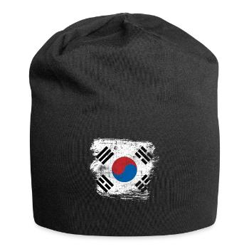 Corée du Sud - Bonnet en jersey - noir - Devant