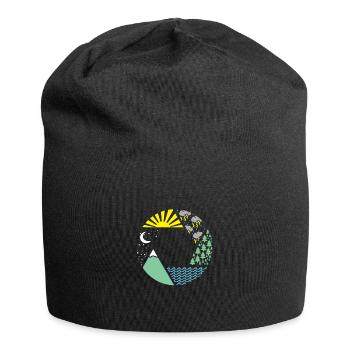 aperture elements weather gift - Jersey Beanie - black - Front