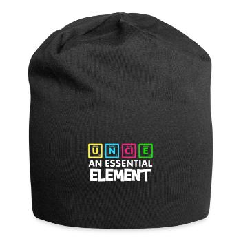 Drôle de chimie oncle élément tableau périodique - Bonnet en jersey - noir - Devant