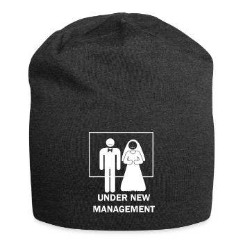 Ehe Lustig Junggesellenabschied - Jersey-Beanie - Anthrazit - Vorne