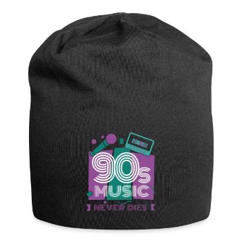 90 - Bonnet en jersey - noir - Devant
