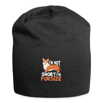 Corgi Wales Dog Welsh Corgi Pembroke Gift - Jersey Beanie - black - Front