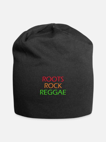 roots rock reggae - Jersey-Beanie - Schwarz