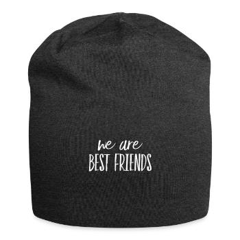 Beste Freunde - Jersey-Beanie - Anthrazit - Vorne