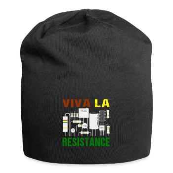 Viva La Resistance Widerstand Lustig Elektroniker - Jersey-Beanie - Schwarz - Vorne