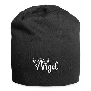 Angel angel with wings - Jersey Beanie - black - Front