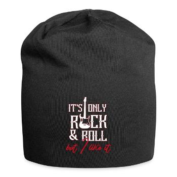 Rock n Roll - Jersey-Beanie - Schwarz - Vorne