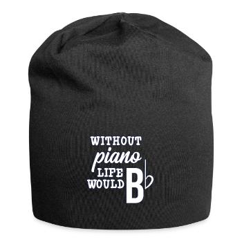 Klassische Musik - Jersey-Beanie - Schwarz - Vorne