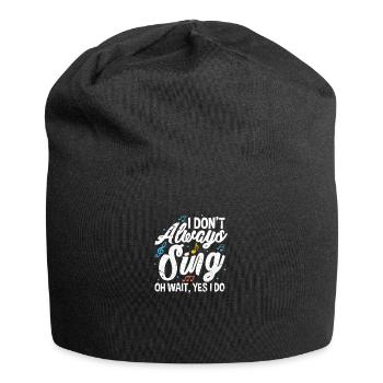 To sing - Jersey Beanie - black - Front