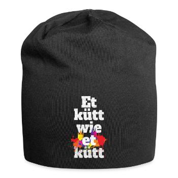 Köln Et Kütt Wie Et Kütt Kölner Grundgesetz Kölsch - Bonnet en jersey - noir - Devant