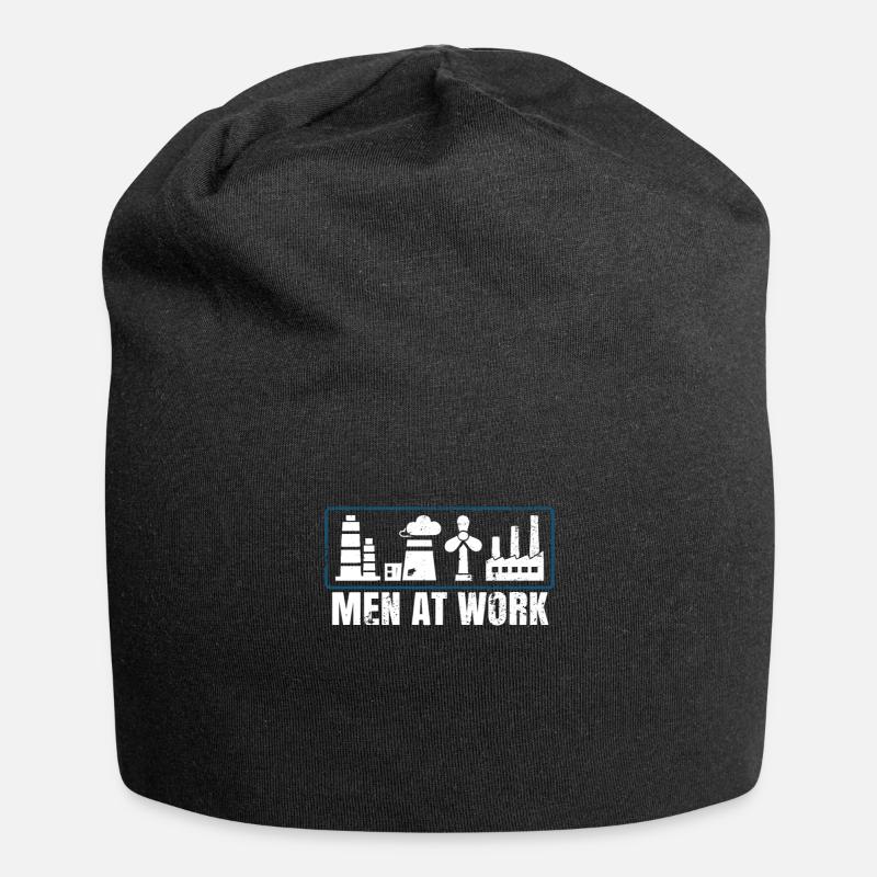 Kraftwerk Mitarbeiter - Jersey-Beanie - Schwarz