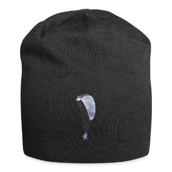 Gleitschirm Paraglider Pilot - Jersey-Beanie - Anthrazit - Vorne