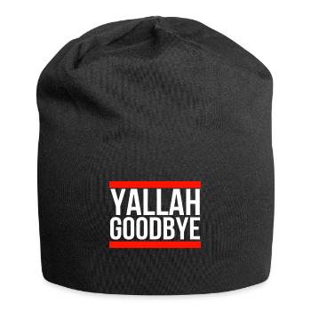 Yallah Goodbye - Jersey Beanie - black - Front