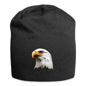Usa Adler Patriot Flagge Geschenk - Jersey-Beanie - Schwarz - Vorne