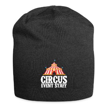 Circus Family Circus Tent Birthday Gift - Jersey Beanie - charcoal grey - Front