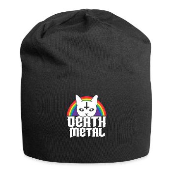 Satanism Satan Death Metal Lucifer Gift - Jersey Beanie - black - Front