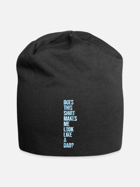 Schwangerschaft Papa - Jersey-Beanie - Schwarz